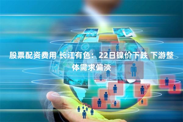 股票配资费用 长江有色：22日镍价下跌 下游整体需求偏淡
